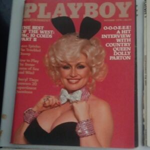 PLAYBOY Magazine with DOLLY PARTON Cover
